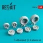 F-4 (J, S) Phantom II wheels set, 1/48 - ResKit Models RS48-0066 F-4 (J, S) Phantom II wheels set, 1/48 - ResKit Models RS48-0066