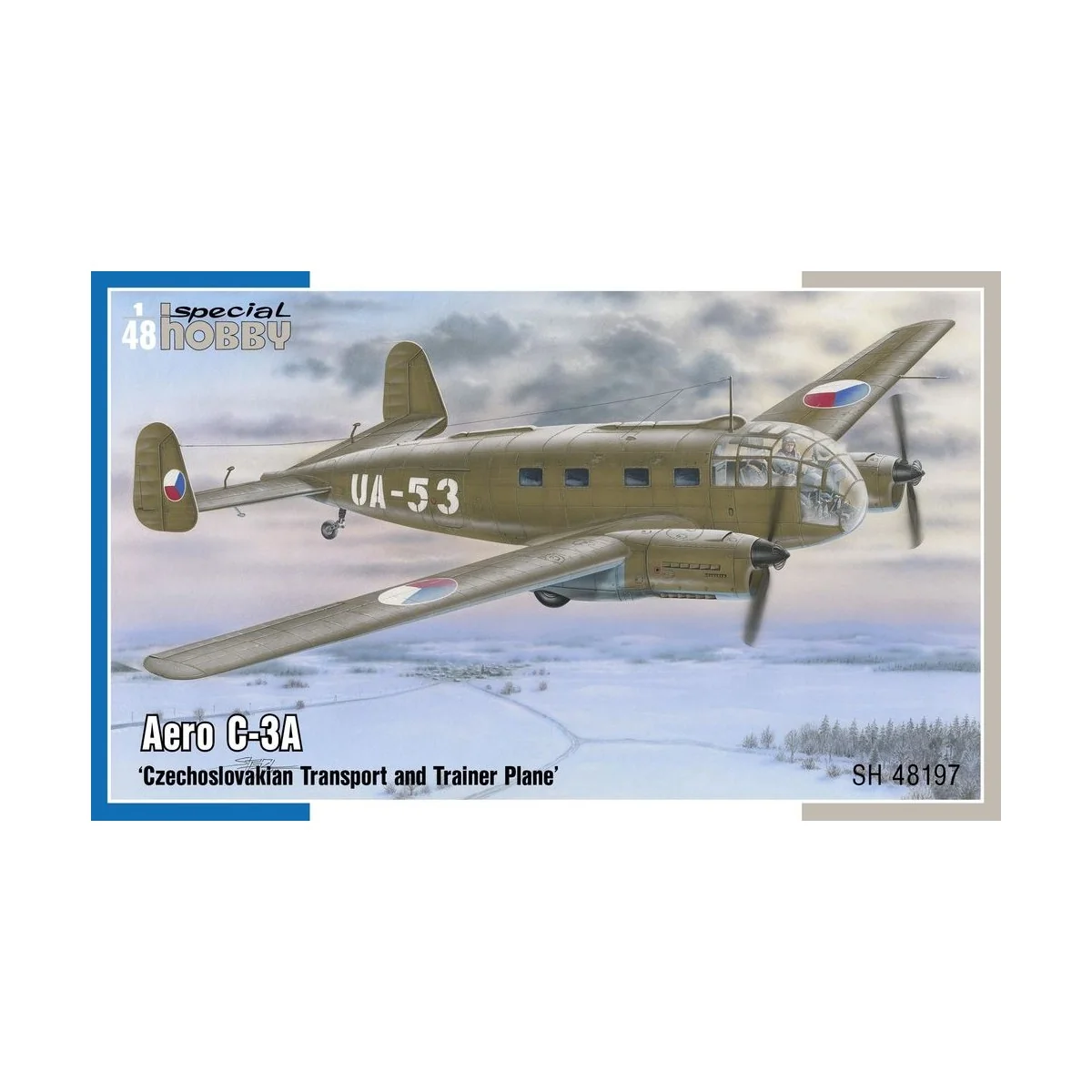 Aero C-3A Czechoslovakian Transport and Trainer Plane, 1/48 - Speci... Aero C-3A Czechoslovakian Transport and Trainer Plane, 1/48 - Speci...