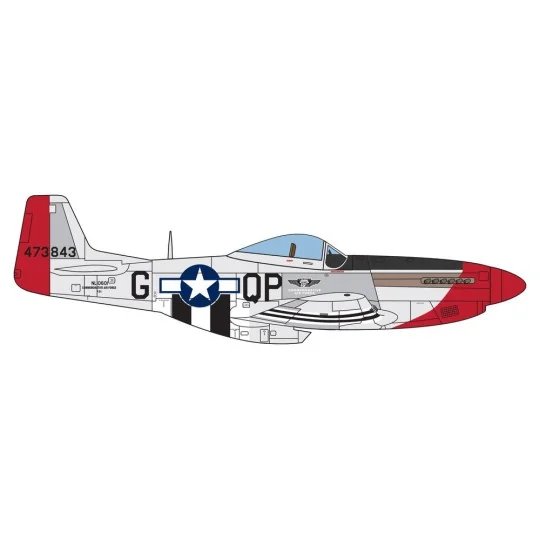 North American P-51D Mustang, 44-73843, 'Old Red Nose™', Commemorat... North American P-51D Mustang, 44-73843, 'Old Red Nose™', Commemorat...