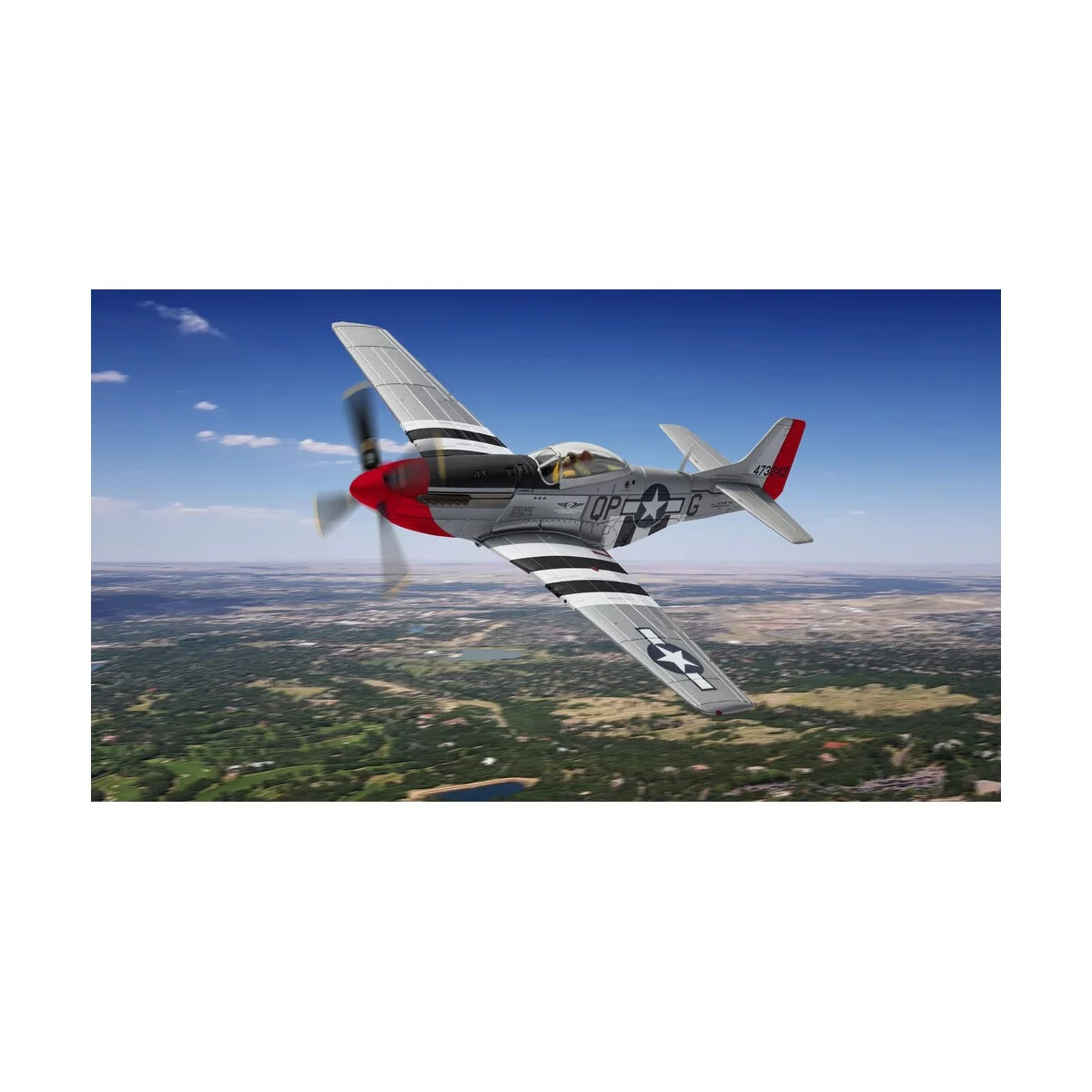 North American P-51D Mustang, 44-73843, 'Old Red Nose™', Commemorat... North American P-51D Mustang, 44-73843, 'Old Red Nose™', Commemorat...
