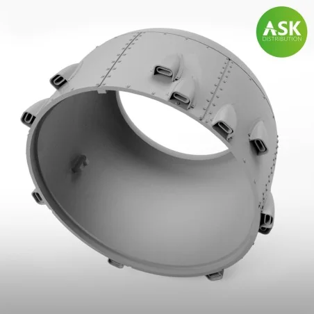 B-25 Mitchell - 2 pc. engines Cowlings for HongKong Model, 1/48 - A...