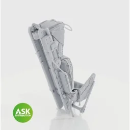 M.B. Mk.2 ejection seat with seat belts for Airfix, 1/48 - Art Scal...