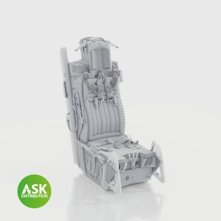 F-16 early ACESS II Ejection Seat with seat belts for Kinetic, 1/48...