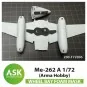 Me 262A wheel bay FOAM flexibel fit mask for Arma Hobby, 1/72 - Art... Me 262A wheel bay FOAM flexibel fit mask for Arma Hobby, 1/72 - Art...
