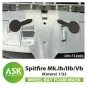 Spitfire Mk.Ib/IIb/Vb Wheel bays - FOAM flexibel express fit mask f... Spitfire Mk.Ib/IIb/Vb Wheel bays - FOAM flexibel express fit mask f...