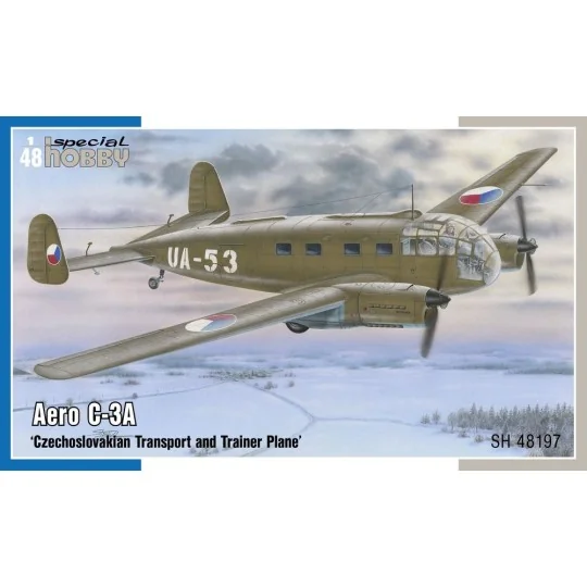 Aero C-3A Czechoslovakian Transport and Trainer Plane, 1/48 - Speci... Aero C-3A Czechoslovakian Transport and Trainer Plane, 1/48 - Speci...