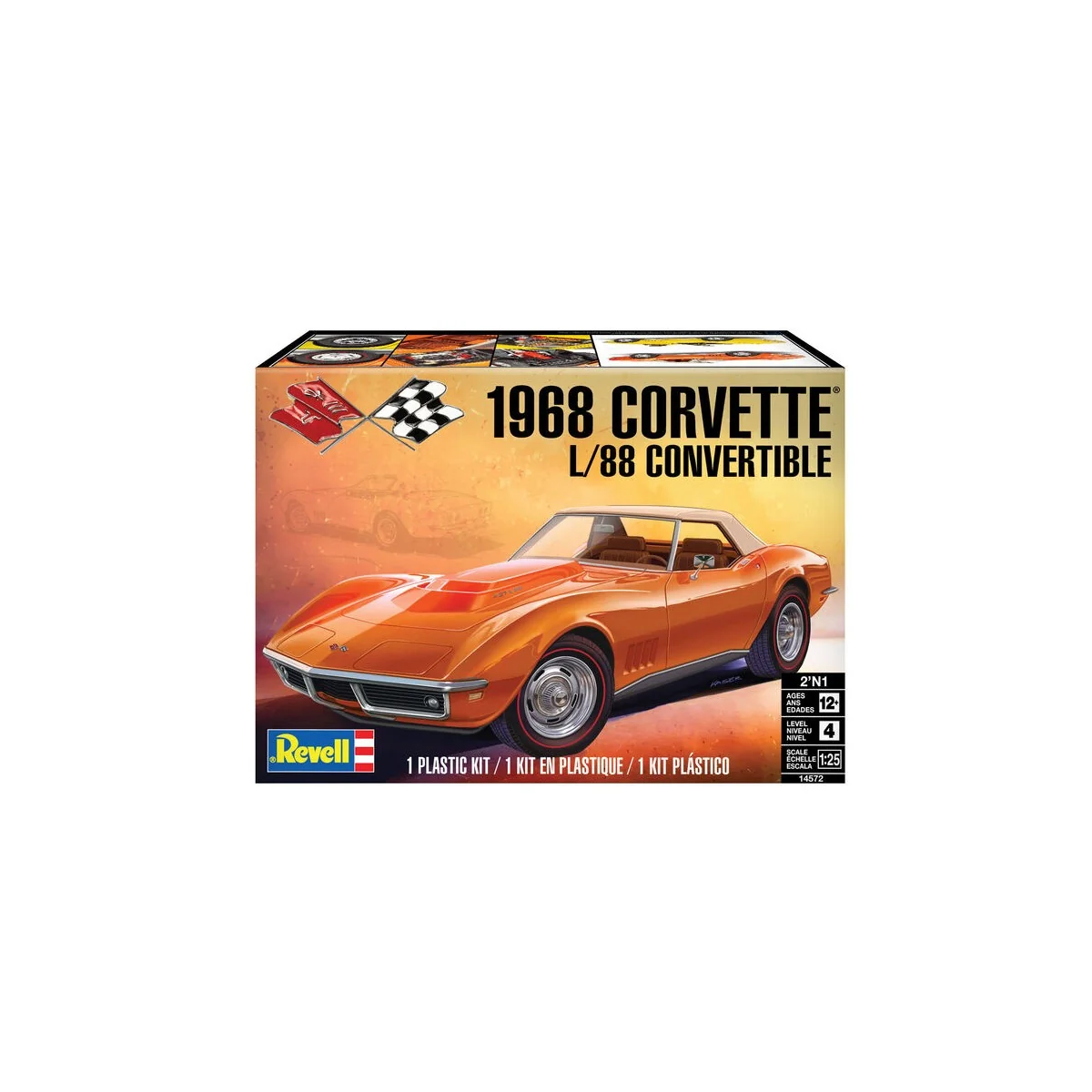 '68 Corvette L-88 Roadster, 1/25 - Revell 14572 '68 Corvette L-88 Roadster, 1/25 - Revell 14572