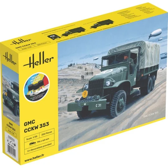 STARTER KIT GMC CCKW 353, 1/35 - Heller 57121