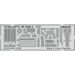 Bf 109K-4, 1/72 - Eduard Plastic Kits 70166