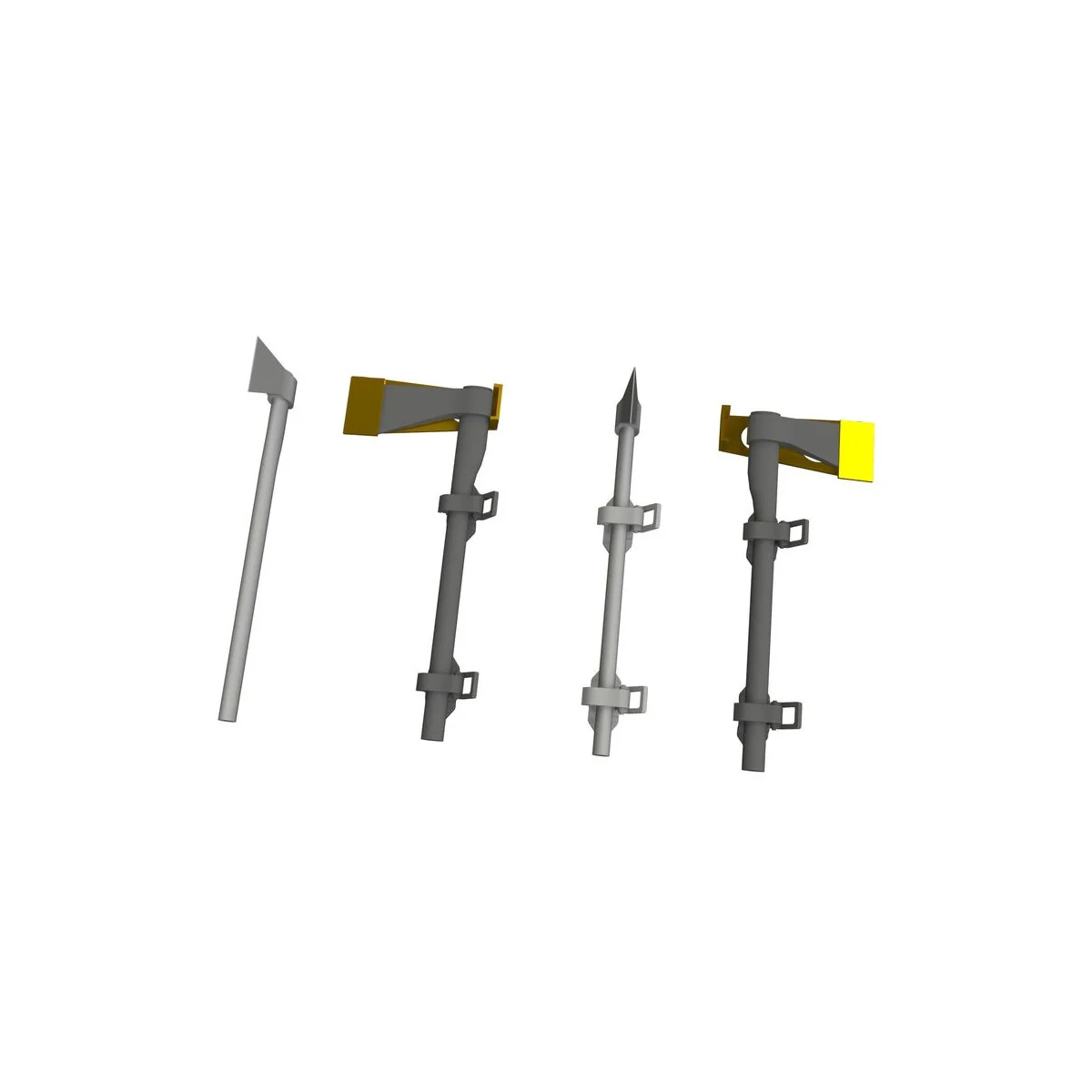 WWII German axe PRINT, 1/48 - Eduard Accessories 635046 WWII German axe PRINT, 1/48 - Eduard Accessories 635046