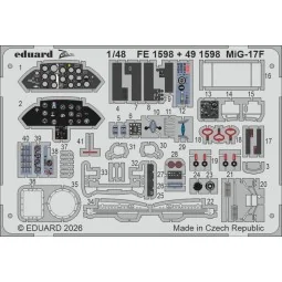 MiG-17F for Kinetic, 1/48 - Eduard Accessories FE1598