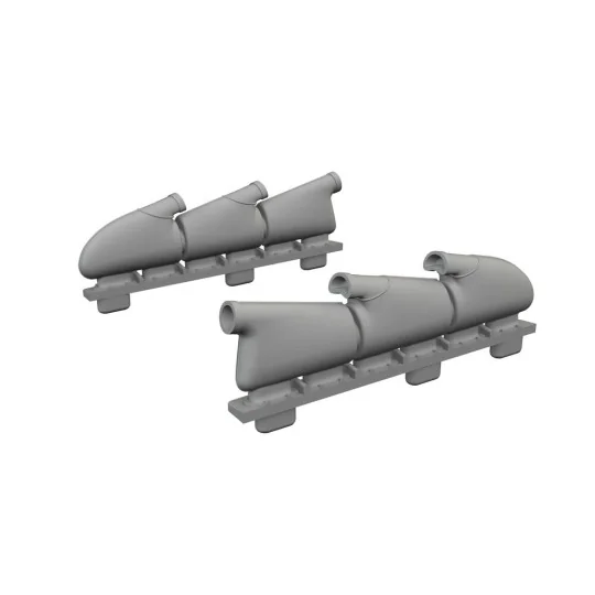 Spitfire Mk.Vb w/ rounded exhausts for Eduard, 1/72 - Eduard Access... Spitfire Mk.Vb w/ rounded exhausts for Eduard, 1/72 - Eduard Access...