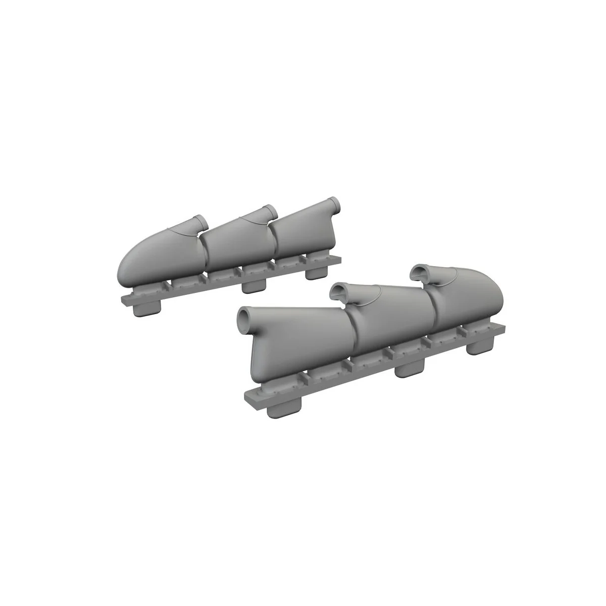 Spitfire Mk.Vb w/ rounded exhausts for Eduard, 1/72 - Eduard Access... Spitfire Mk.Vb w/ rounded exhausts for Eduard, 1/72 - Eduard Access...