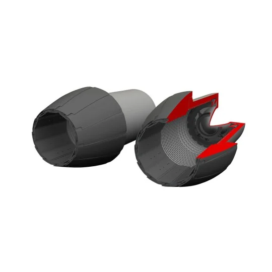 F/A-18A/C exhaust nozzles PRINT for Kinetic, 1/48 - Eduard Accessor... F/A-18A/C exhaust nozzles PRINT for Kinetic, 1/48 - Eduard Accessor...