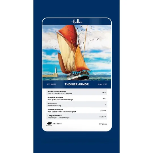 Thonier Armor, 1/125 - Heller 80609 Thonier Armor, 1/125 - Heller 80609