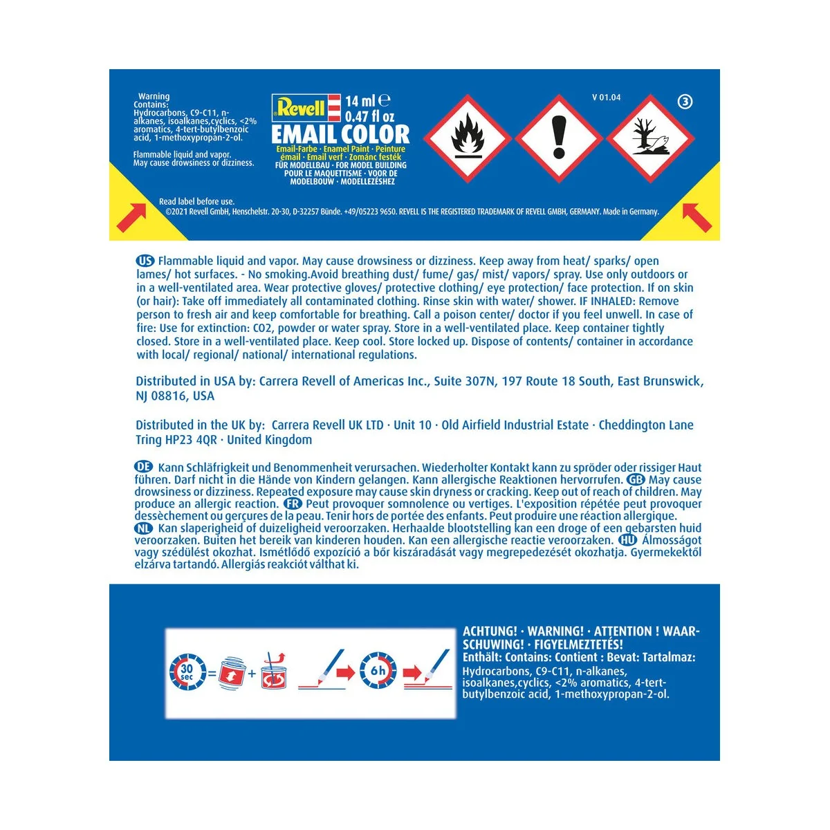 Revell Enamel farblos, matt - Revell 32102 Revell Enamel farblos, matt - Revell 32102