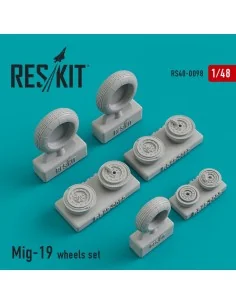MiG-19 wheels set, 1/48 - ResKit Models RS48-0098 2