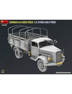 German 3t 4x4 Cargo Truck 3.6-6700A Early Prod, 1/35 - MiniArt 35199 2