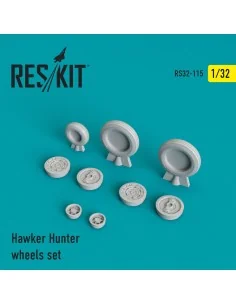 Hawker Hunter wheels set, 1/32 - ResKit Models RS32-0115 2