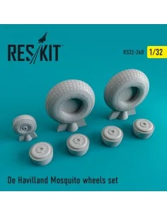 DH.98 Mosquito wheels set wheels set, 1/32 - ResKit Models RS32-0240 2