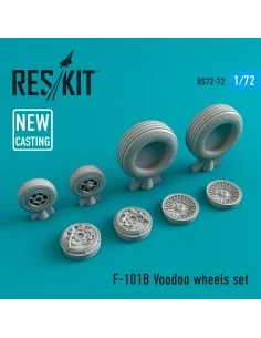 F-101B Voodoo wheels set, 1/72 - ResKit Models RS72-0072 2