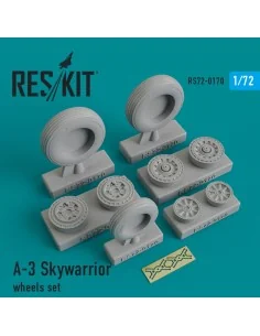 A-3 Skywarrior wheels set, 1/72 - ResKit Models RS72-0170 2