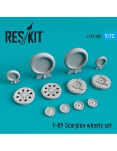 F-89 Scorpion wheels set, 1/72 - ResKit Models RS72-0282 2