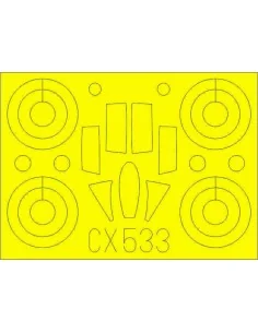 MiG-25RBT for ICM, 1/72 - Eduard Accessories CX533 2