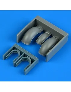Gloster Meteor F.8/FR.9 wheel fenders for Revell, 1/32 - Quickboost...
