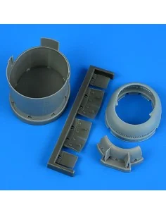 F6F-3 Hellcat cowling late - opened flaps for Eduard, 1/48 - Quickb...