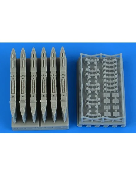 Mil Mi-8MT/Mi-17 pylons for Trumpeter, 1/48 - Aires 4958