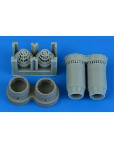 Sepecat Jaguar A/E exhaust nozzles for Hobby Boss, 1/72 - Aires 7404