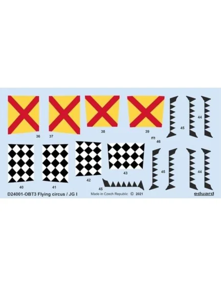 Flying circus / JG I for MENG, 1/24 - Eduard Accessories D24001