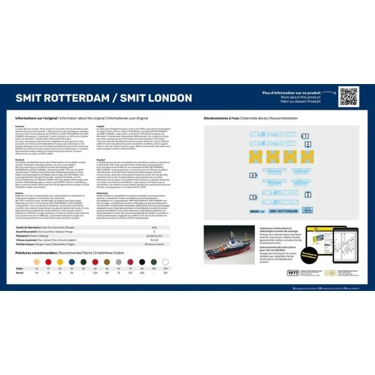 Smit Rotterdam / Smit London, 1/200 - Heller 80620