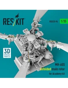 MH-60S unfolded main rotor (3D Printed) for Academy, 1/35 - ResKit ...