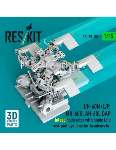 UH-60M/L/P, MH-60G, AH-60L DAP folded main rotor with blade fold re...