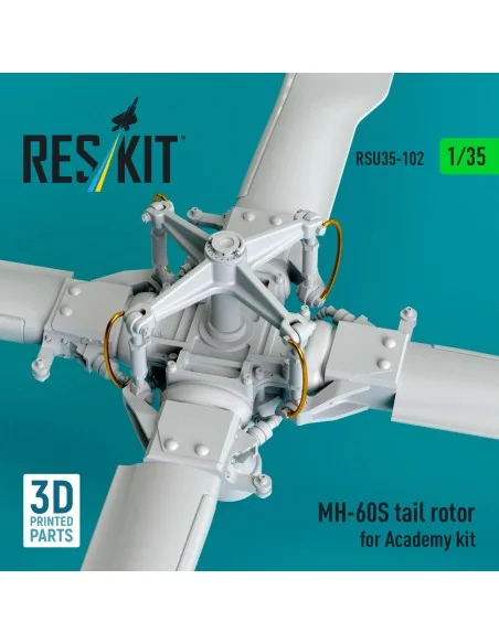 MH-60S tail rotor (3D Printed) for Academy, 1/35 - ResKit Models RS...