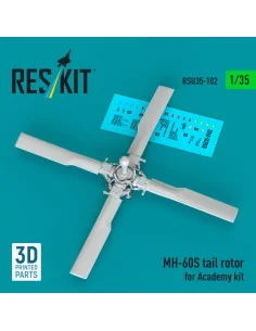 MH-60S tail rotor (3D Printed) for Academy, 1/35 - ResKit Models RS... 2