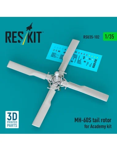 MH-60S tail rotor (3D Printed) for Academy, 1/35 - ResKit Models RS...