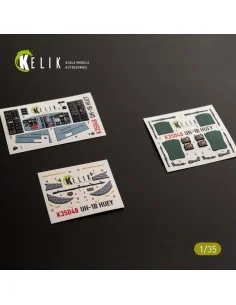 UH-1B HUEY - interior 3D decals for Trumpeter, 1/35 - Kelik K35048 2
