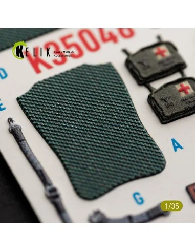 UH-1B HUEY - interior 3D decals for Trumpeter, 1/35 - Kelik K35048