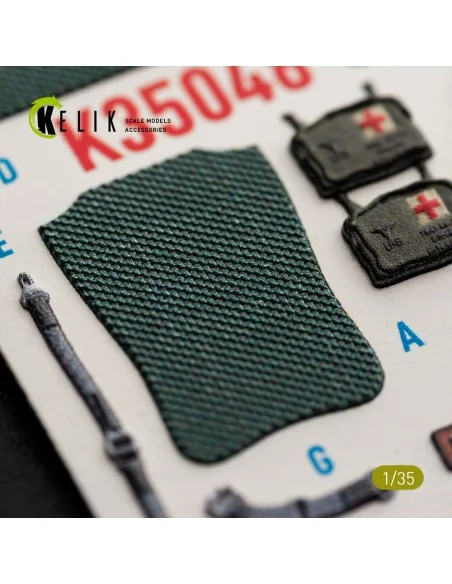 UH-1B HUEY - interior 3D decals for Trumpeter, 1/35 - Kelik K35048
