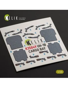 UH-1B HUEY CARGO BAY - interior 3D decals for Trumpeter, 1/35 - Kel... 2