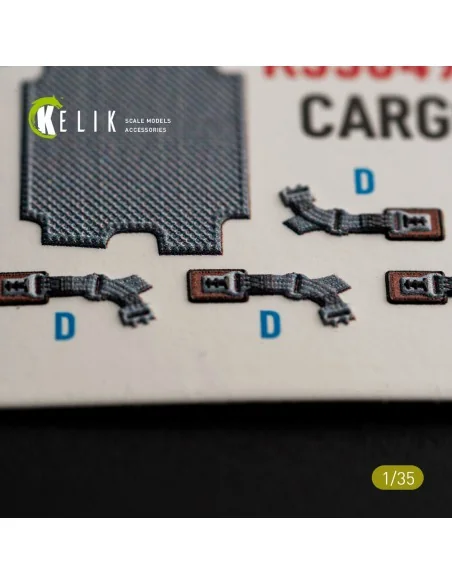 UH-1B HUEY CARGO BAY - interior 3D decals for Trumpeter, 1/35 - Kel...