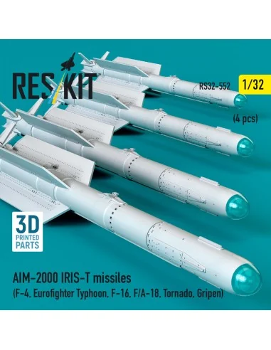AIM-2000 IRIS-T missiles (4 pcs) (F-4, Eurofighter Typhoon, F-16, F...