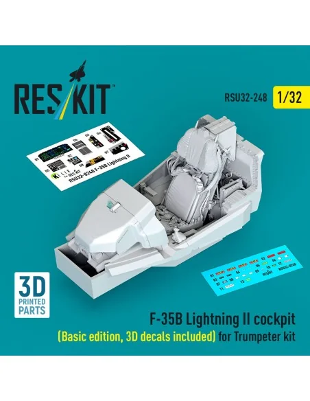 ?F-35B Lightning II cockpit (Basic edition, 3D decals included) (3D...