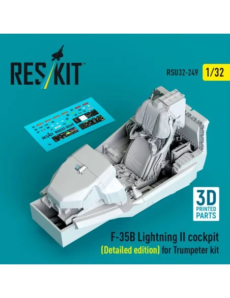 ?F-35B Lightning II cockpit (Detailed edition) (3D Printed) for Tru...