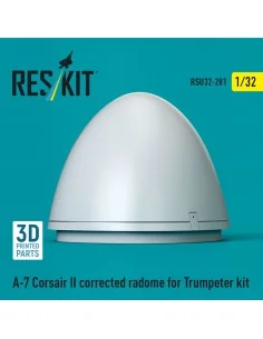 A-7 Corsair II corrected radome (3D Printed) for Trumpeter, 1/32 - ... 2