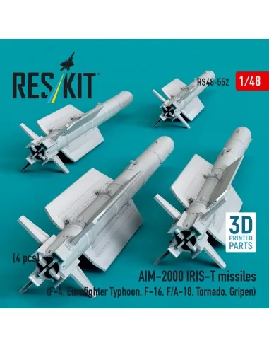 AIM-2000 IRIS-T missiles (4 pcs) (F-4, Eurofighter Typhoon, F-16, F...
