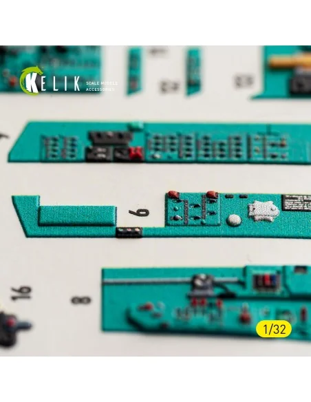 MiG-23 MLD - interior 3D decals for Trumpeter, 1/32 - Kelik K32069
